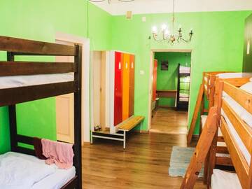 Фото номера Односпальная кровать в общем номере с 10 кроватями Хостелы 16eur - Old Town Munkenhof г. Таллин 2