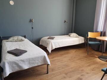 Фото номера Трехместный номер эконом-класса с общей ванной комнатой Хостелы Hostel Tallinn г. Таллин 3