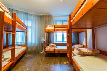 Фото номера Односпальная кровать в общем номере с 6 кроватями Хостелы Tallinn Backpackers г. Таллин 4
