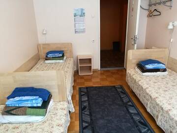 Фото номера Трехместный номер с общей ванной комнатой Хостелы Mahtra Hostel г. Таллин 9