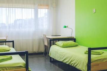 Фото номера Двухместный номер с 2 отдельными кроватями Хостелы Academic Hostel г. Таллин 21