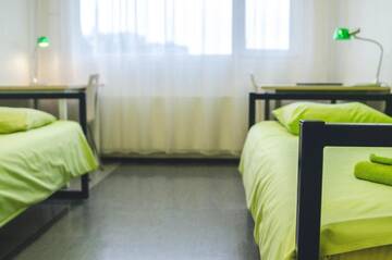 Фото номера Двухместный номер с 2 отдельными кроватями Хостелы Academic Hostel г. Таллин 11