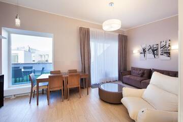 Фото номера Апартаменты в пентхаусе с террасой Апарт-отели MyApartments г. Таллин 4