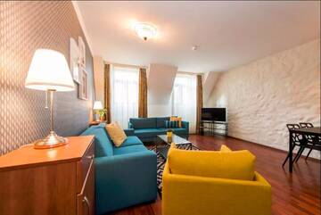 Фото номера Апартаменты с 1 спальней, вид на Старый город Апарт-отели Tallinn City Apartments Residence г. Таллин 7