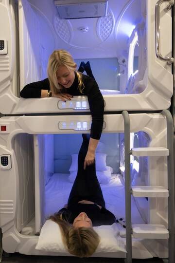 Фото номера Общий номер для мужчин и женщин с 8 кроватями Капсульные отели Capsule Hostels Tallinn г. Таллин 11