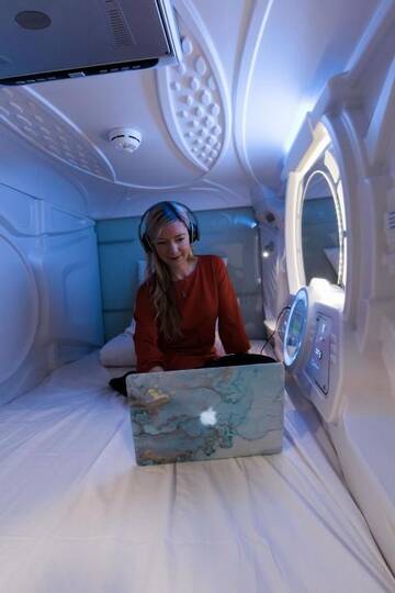 Фото номера 10-местный общий номер для женщин Капсульные отели Capsule Hostels Tallinn г. Таллин 16