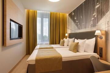 Фото номера Двухместный номер с 1 кроватью или 2 отдельными кроватями Отель Centennial Hotel Tallinn г. Таллин 4