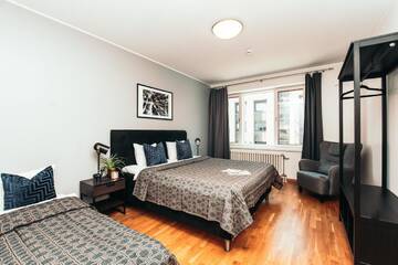 Фото номера Апартаменты с 3 спальнями Апарт-отели Tallinn City Apartments Freedom Square г. Таллин 15