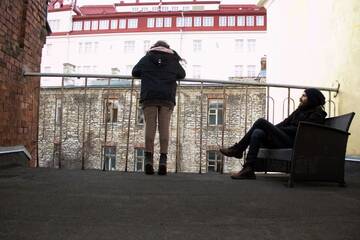 Фото номера Одноместный номер Хостелы Imaginary Hostel г. Таллин 6