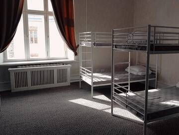 Фото номера Спальное место в общем 12-местном номере для мужчин Хостелы Imaginary Hostel г. Таллин 5