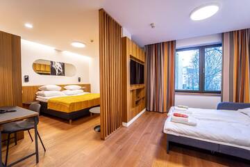 Фото номера Семейный номер-студио Отель Hestia Hotel Kentmanni г. Таллин 4