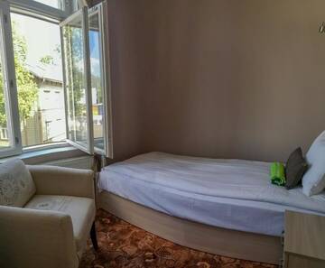 Фото номера Одноместный номер с общим душем и туалетом Хостелы Villa Kadriorg Hostel г. Таллин 3
